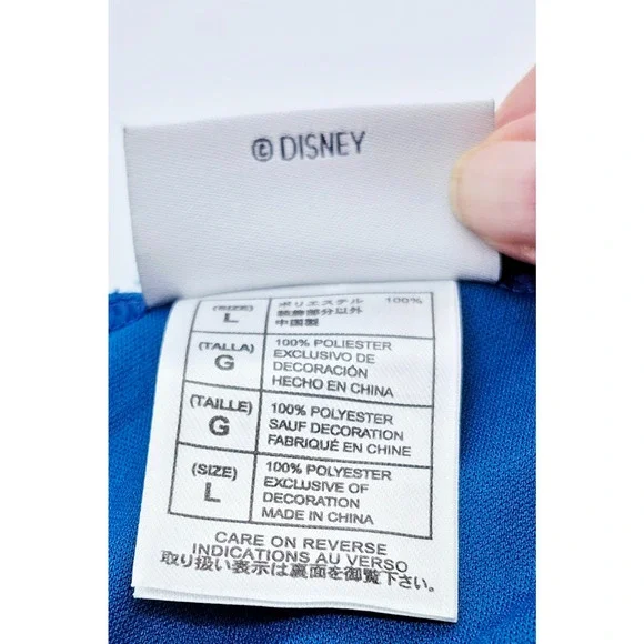 Disney Parks Merida Costume Dress Girls Larges Blue Brave Princess Halloween - Picture 8 of 9